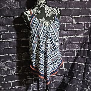 Heart Soul Boho Hankerchief style tank top size XL